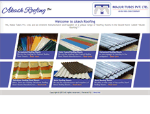 Tablet Screenshot of akashroofing.com